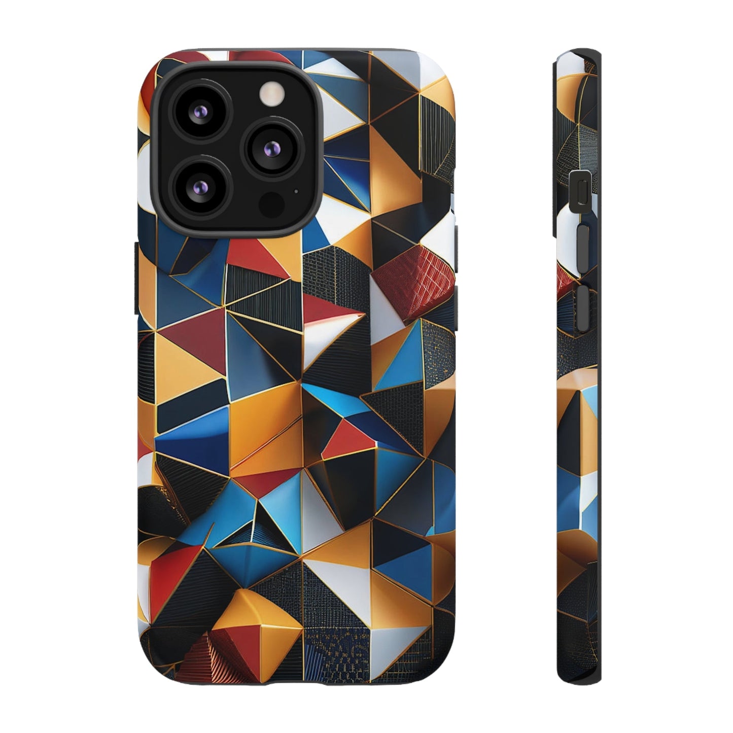 Abstract Tripattern Tough Case - Colorwink