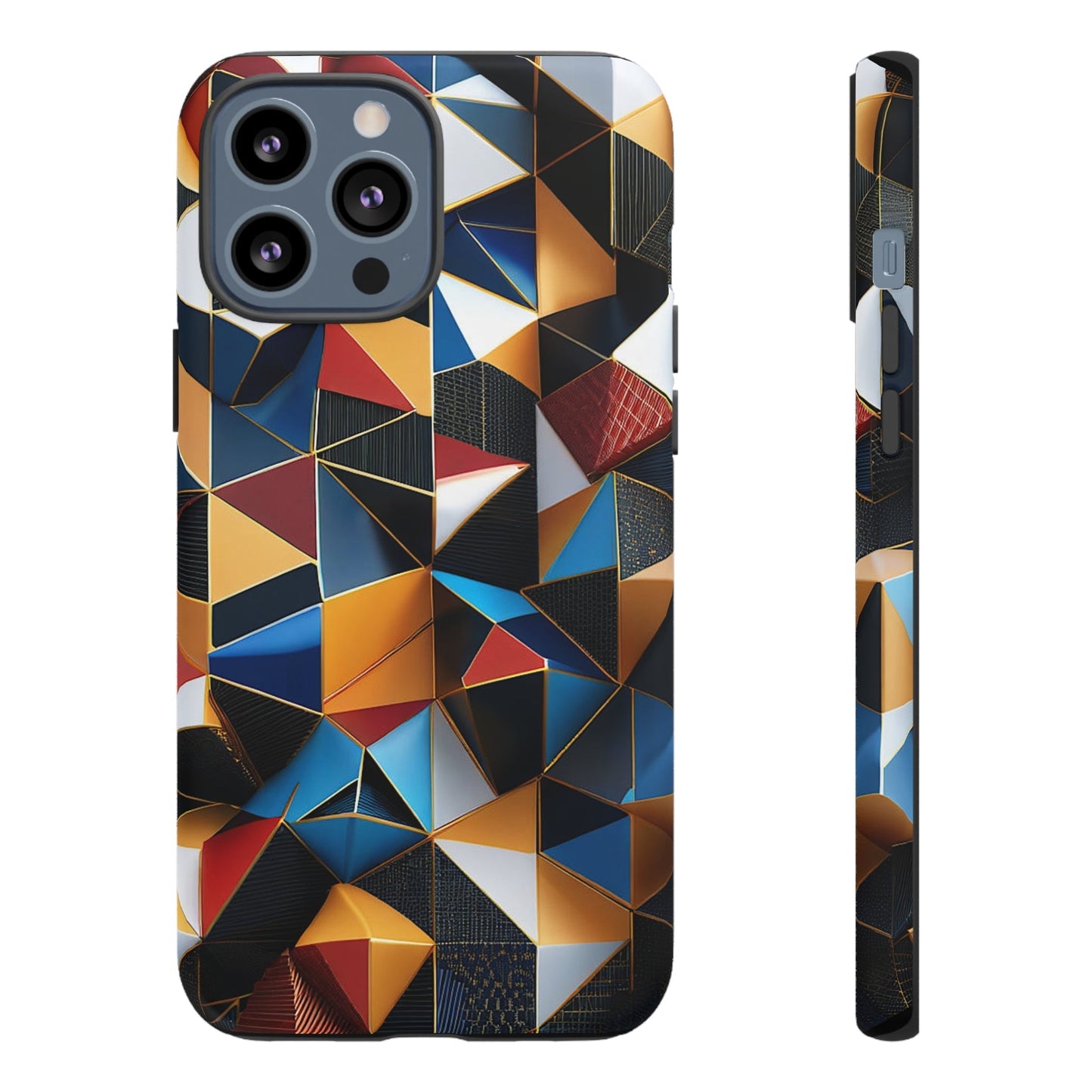 Abstract Tripattern Tough Case - Colorwink