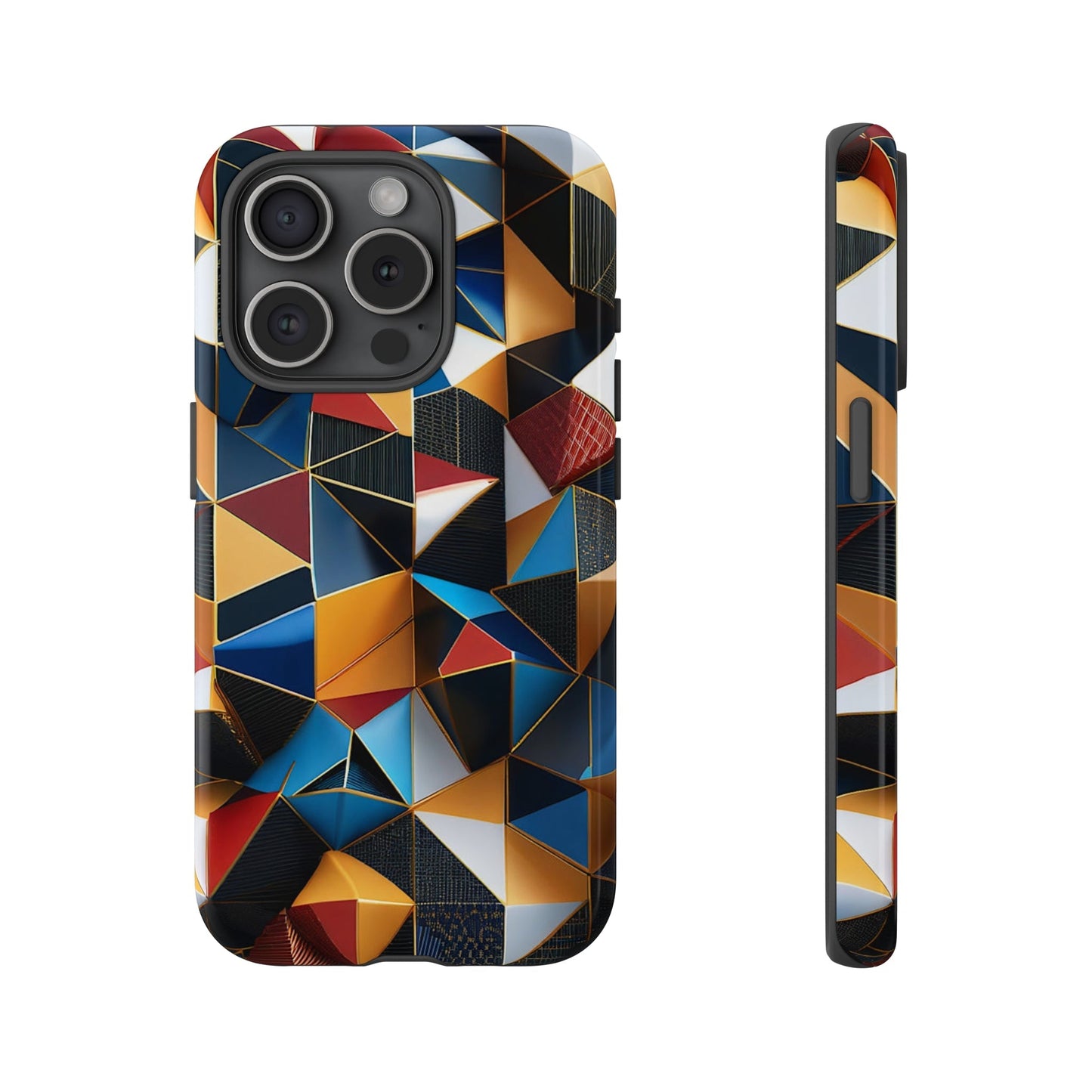 Abstract Tripattern Tough Case - Colorwink