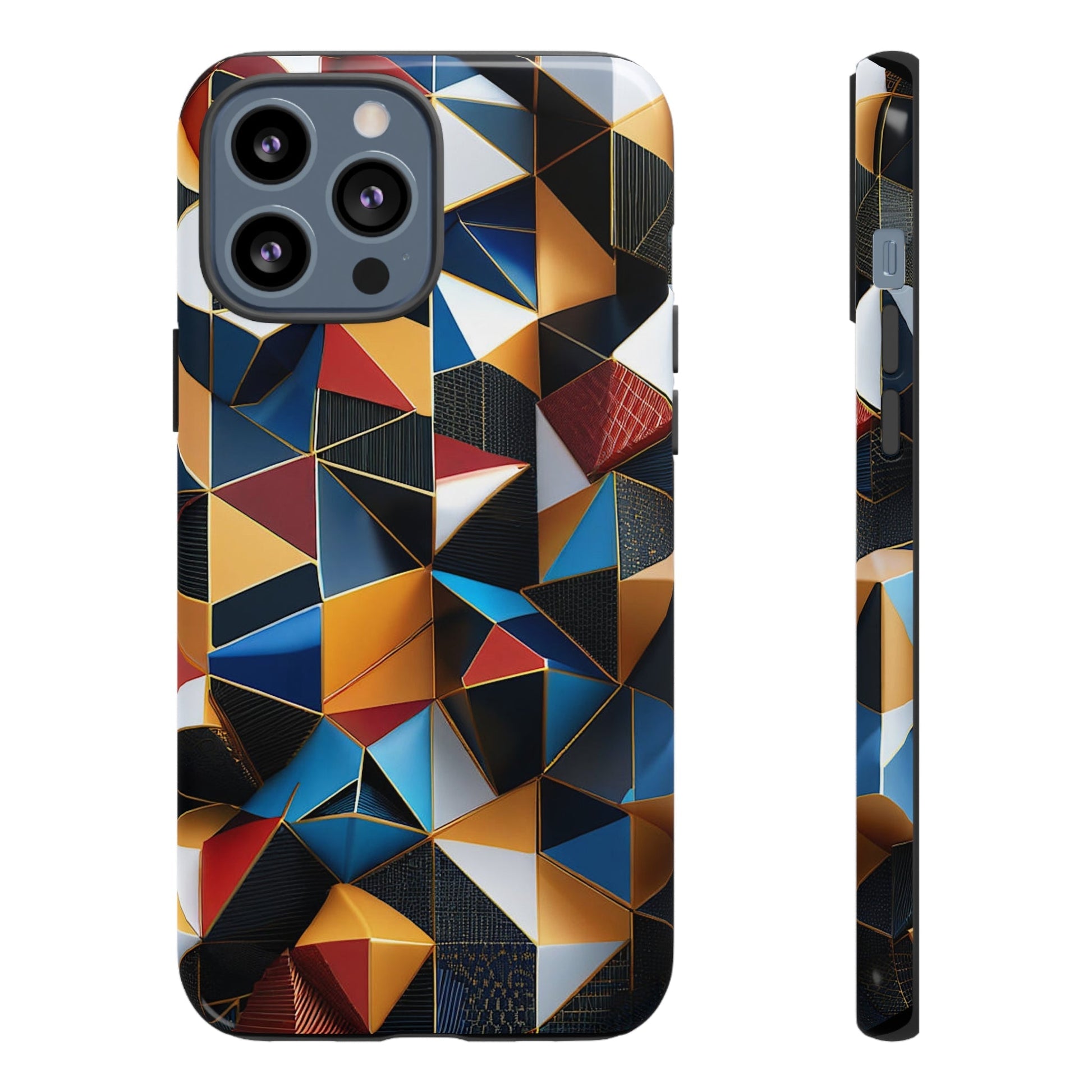 Abstract Tripattern Tough Case - Colorwink