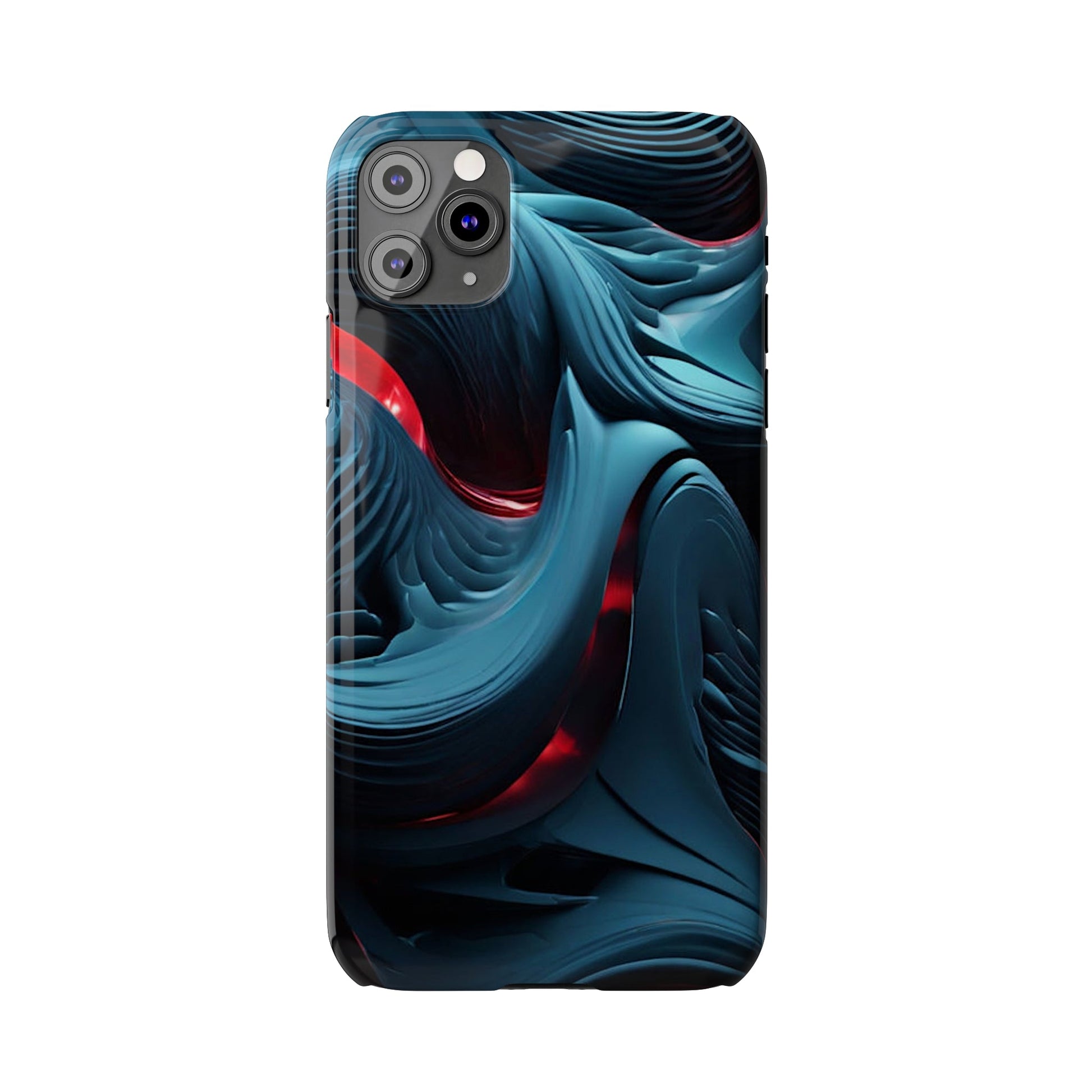 Abstract Waves Slim Phone Case - Colorwink