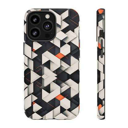 Abstract White Tough Case - Colorwink