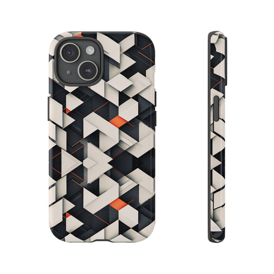 Abstract White Tough Case - Colorwink