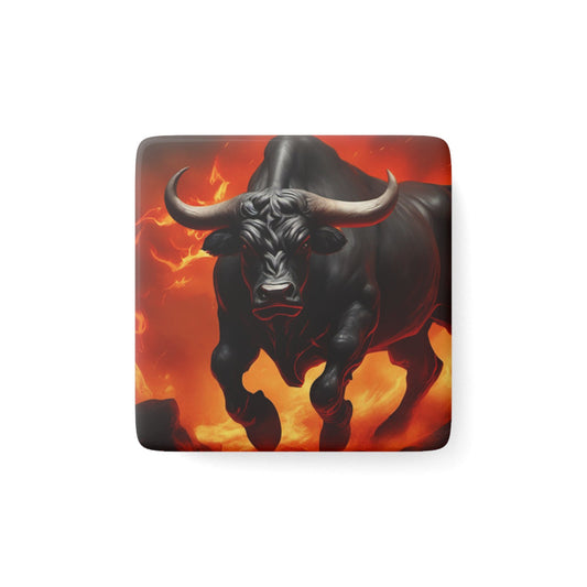 Angry Bull Fridge Magnet - Colorwink