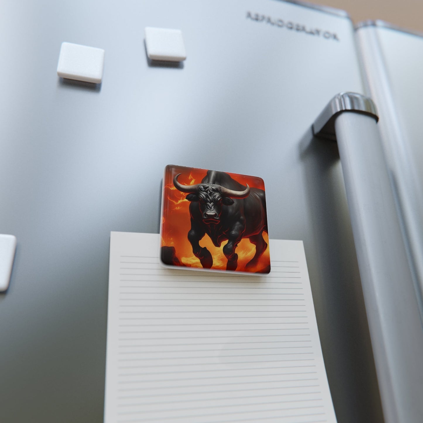 Angry Bull Fridge Magnet - Colorwink