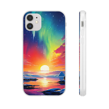 Antarctic night sky Flexi Case - Colorwink