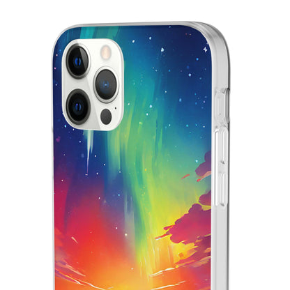 Antarctic night sky Flexi Case - Colorwink