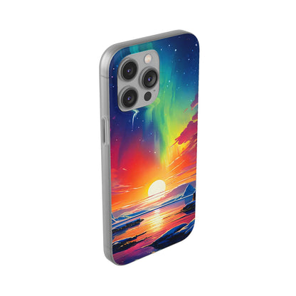 Antarctic night sky Flexi Case - Colorwink