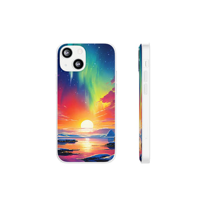 Antarctic night sky Flexi Case - Colorwink