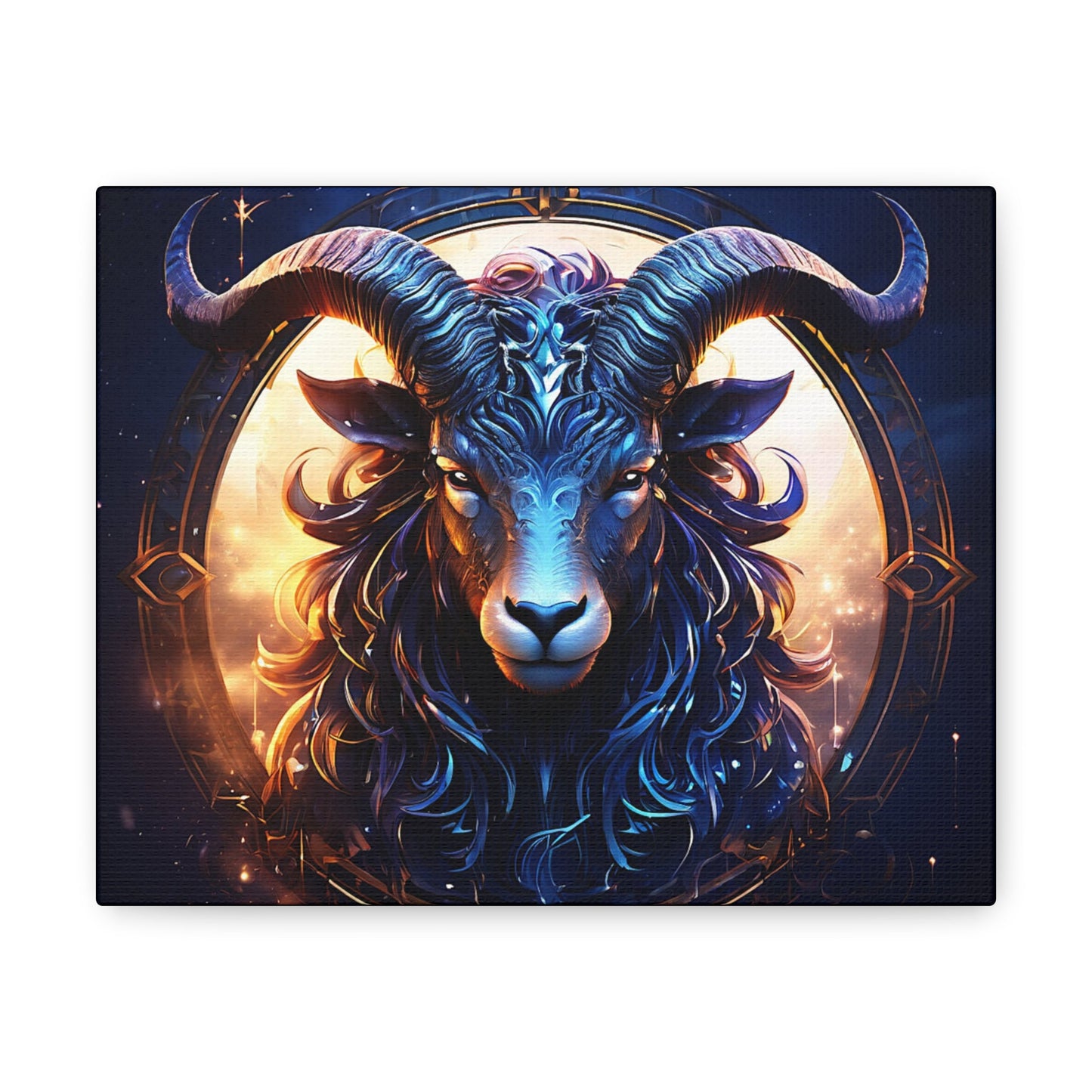 Aries Zodiac Canvas - Colorwink