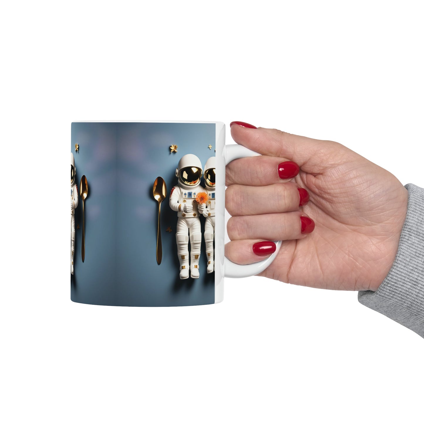 Astronaut Couple Coffee Mug - Colorwink