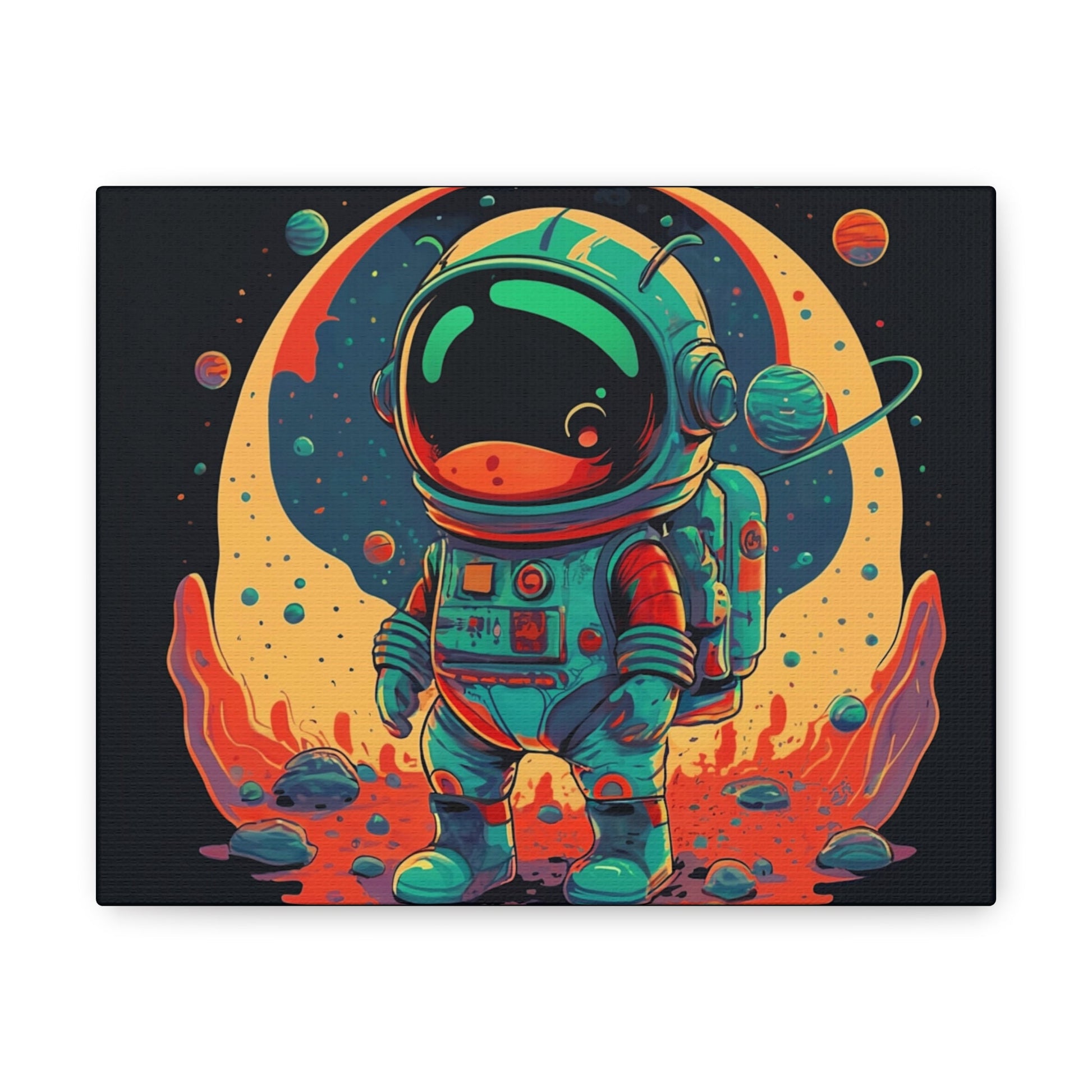 Baby Astronaut Art Canvas - Colorwink