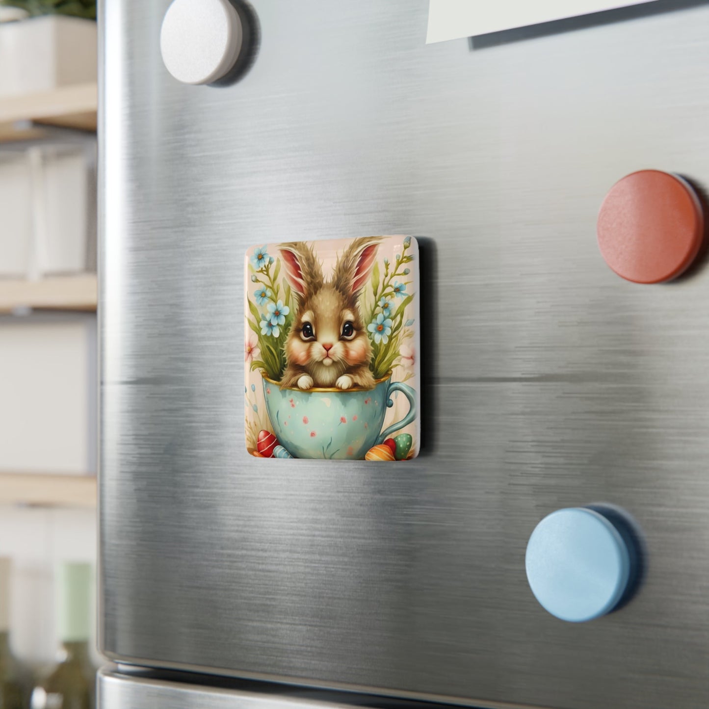 Baby Bunny Fridge Magnet - Colorwink