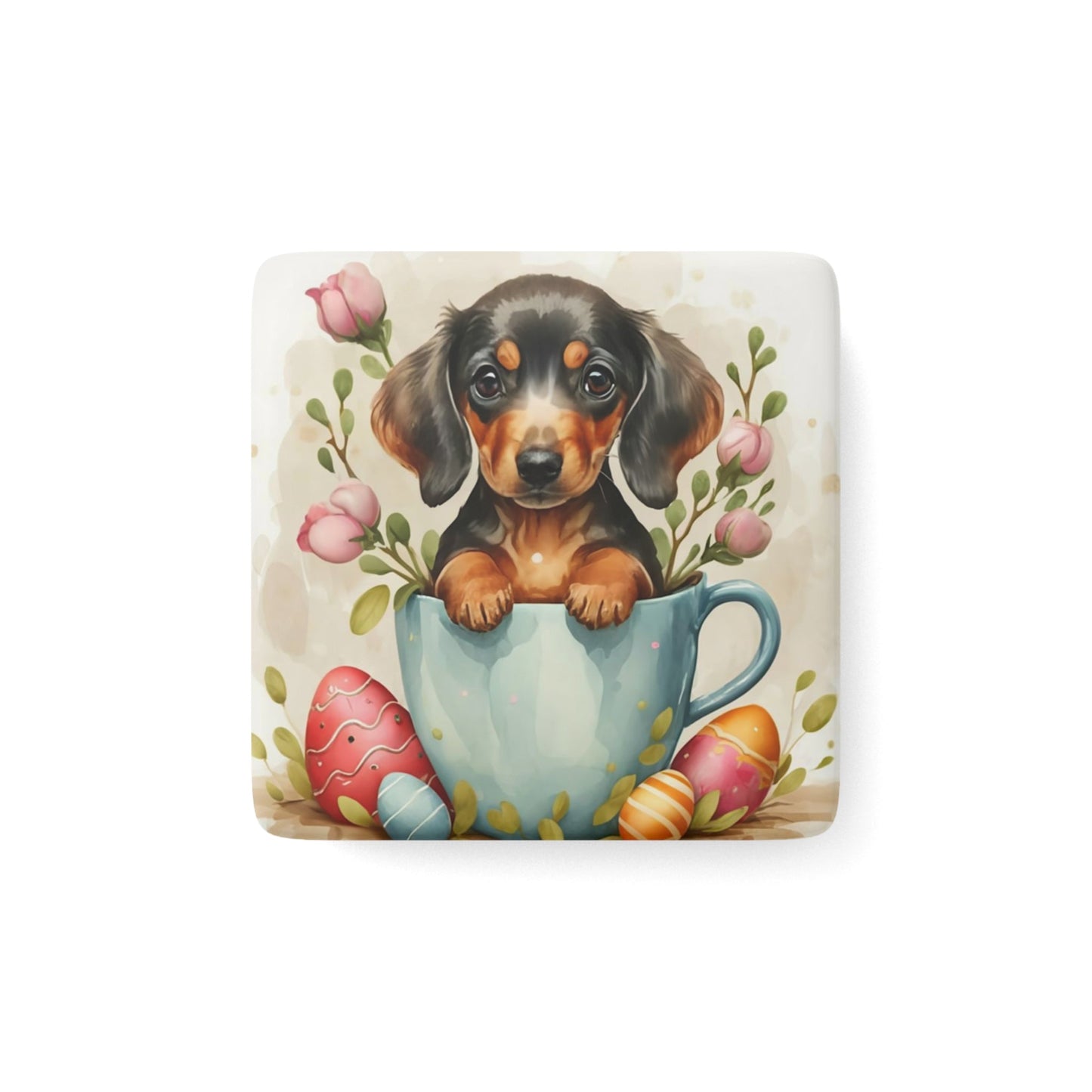 Baby Dashhound Fridge Magnet - Colorwink