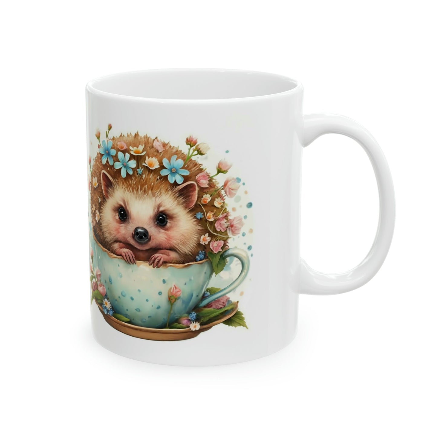 Baby Hedgehog Ceramic Mug - Colorwink