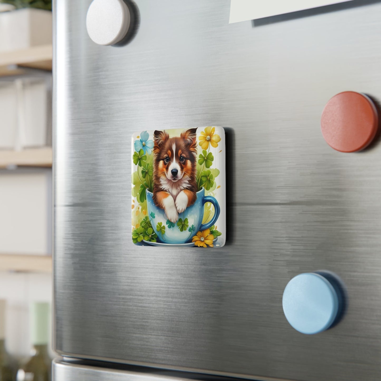 Baby Shepherd Fridge Magnet - Colorwink