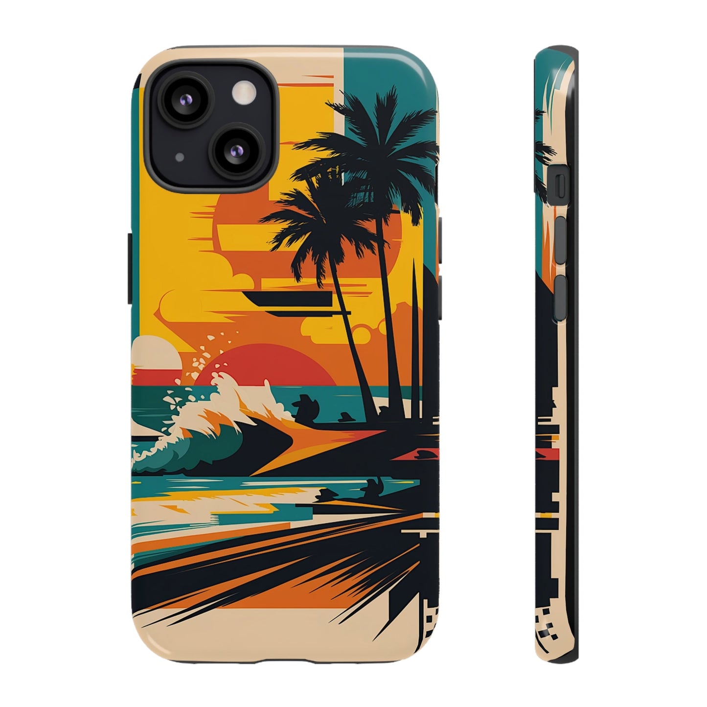 Beach Art Mural Tough Case - Colorwink