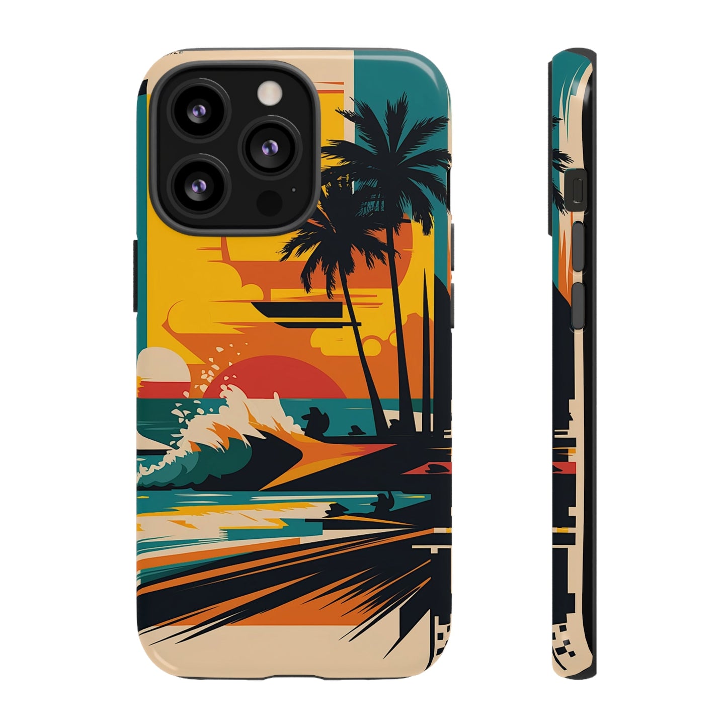 Beach Art Mural Tough Case - Colorwink