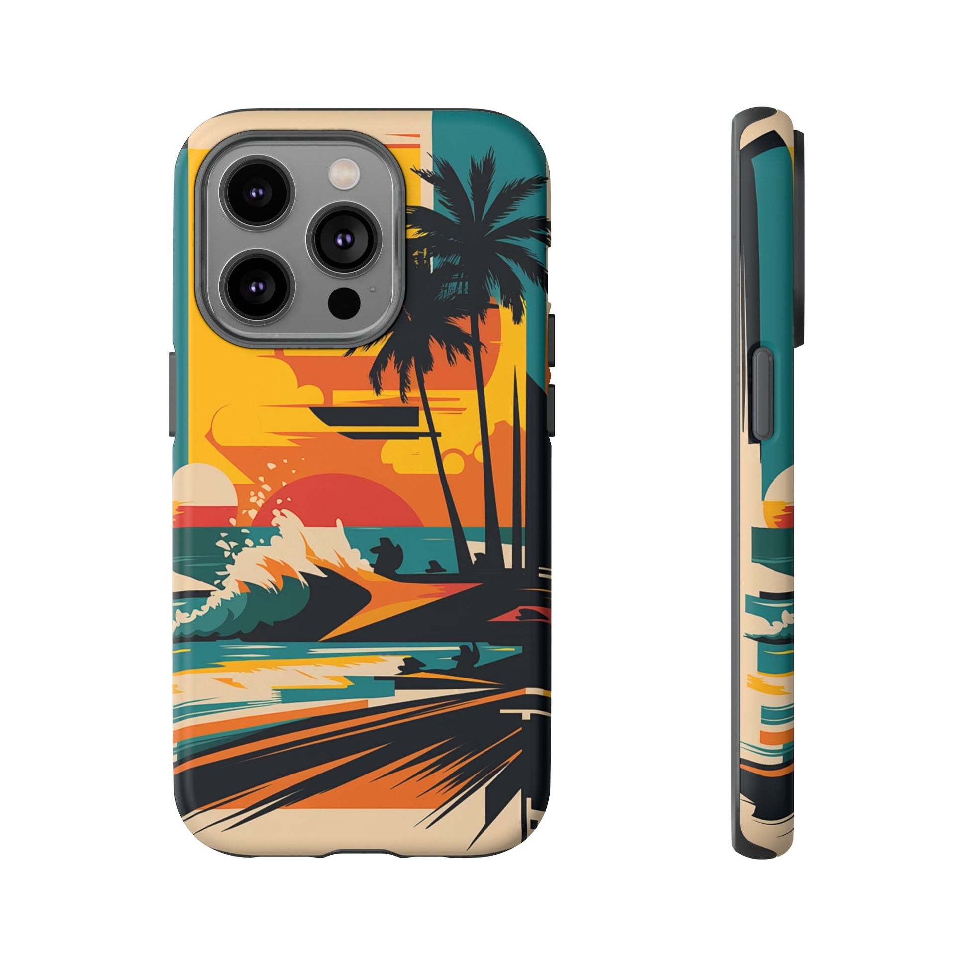 Beach Art Mural Tough Case - Colorwink