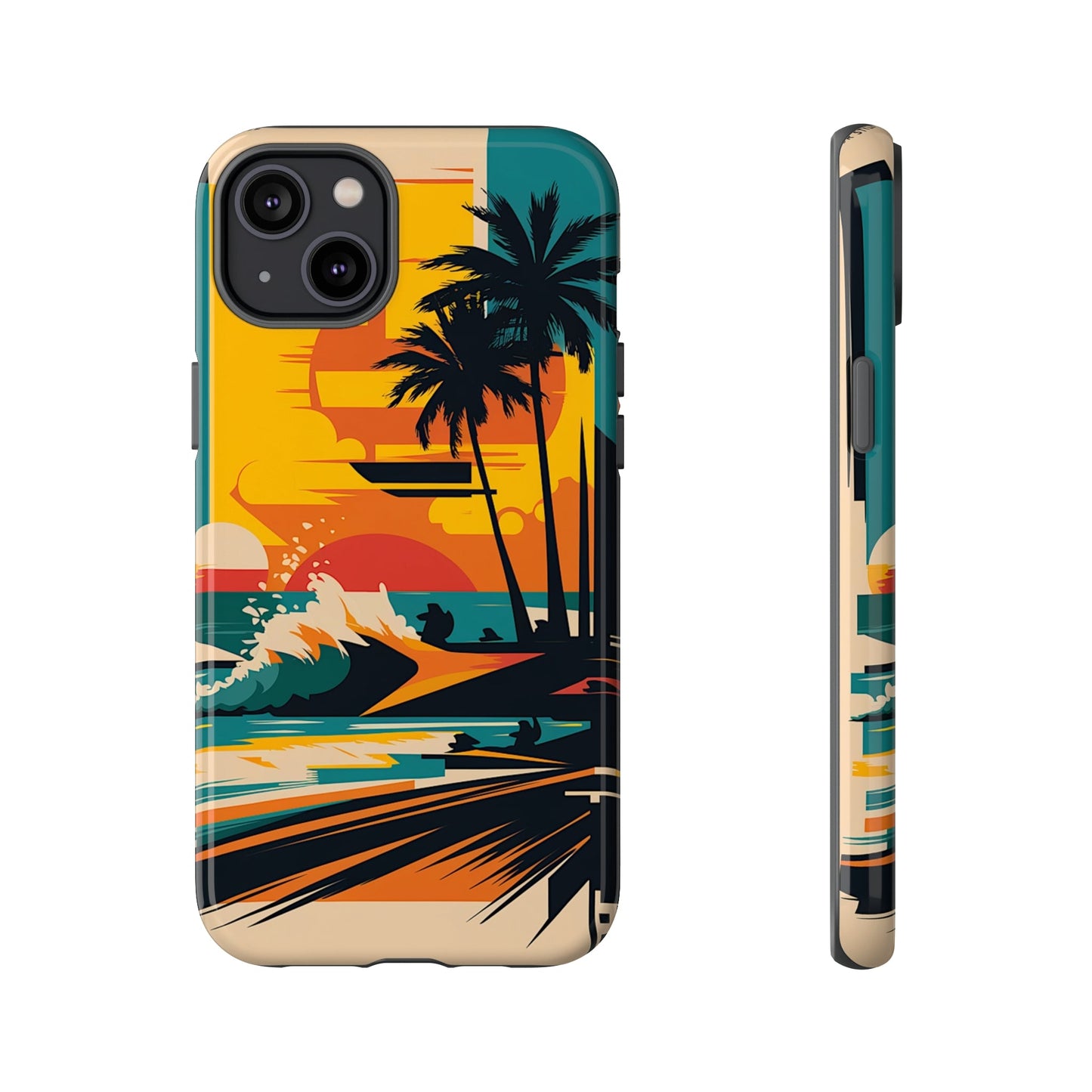 Beach Art Mural Tough Case - Colorwink