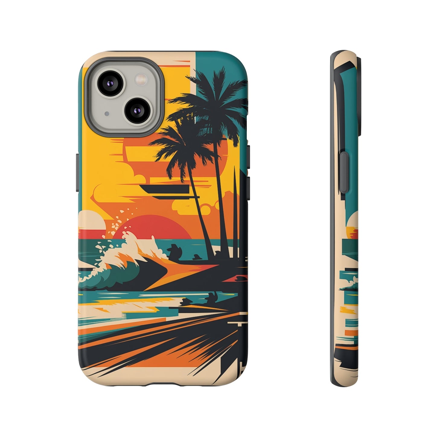 Beach Art Mural Tough Case - Colorwink