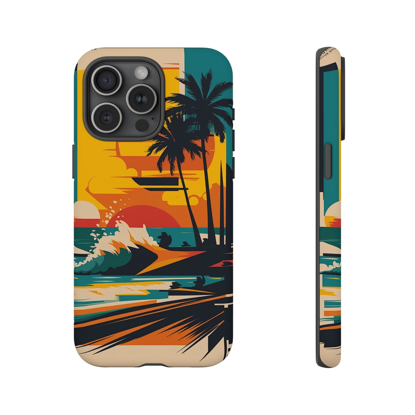 Beach Art Mural Tough Case - Colorwink