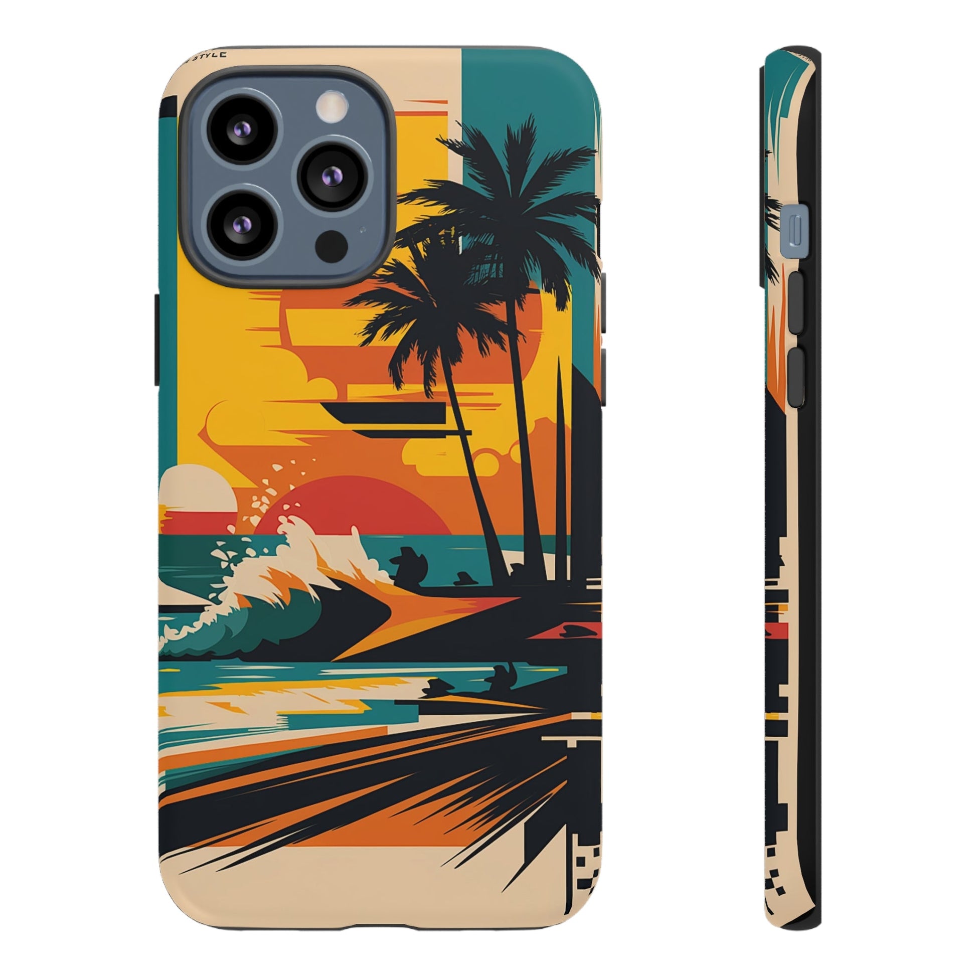 Beach Art Mural Tough Case - Colorwink