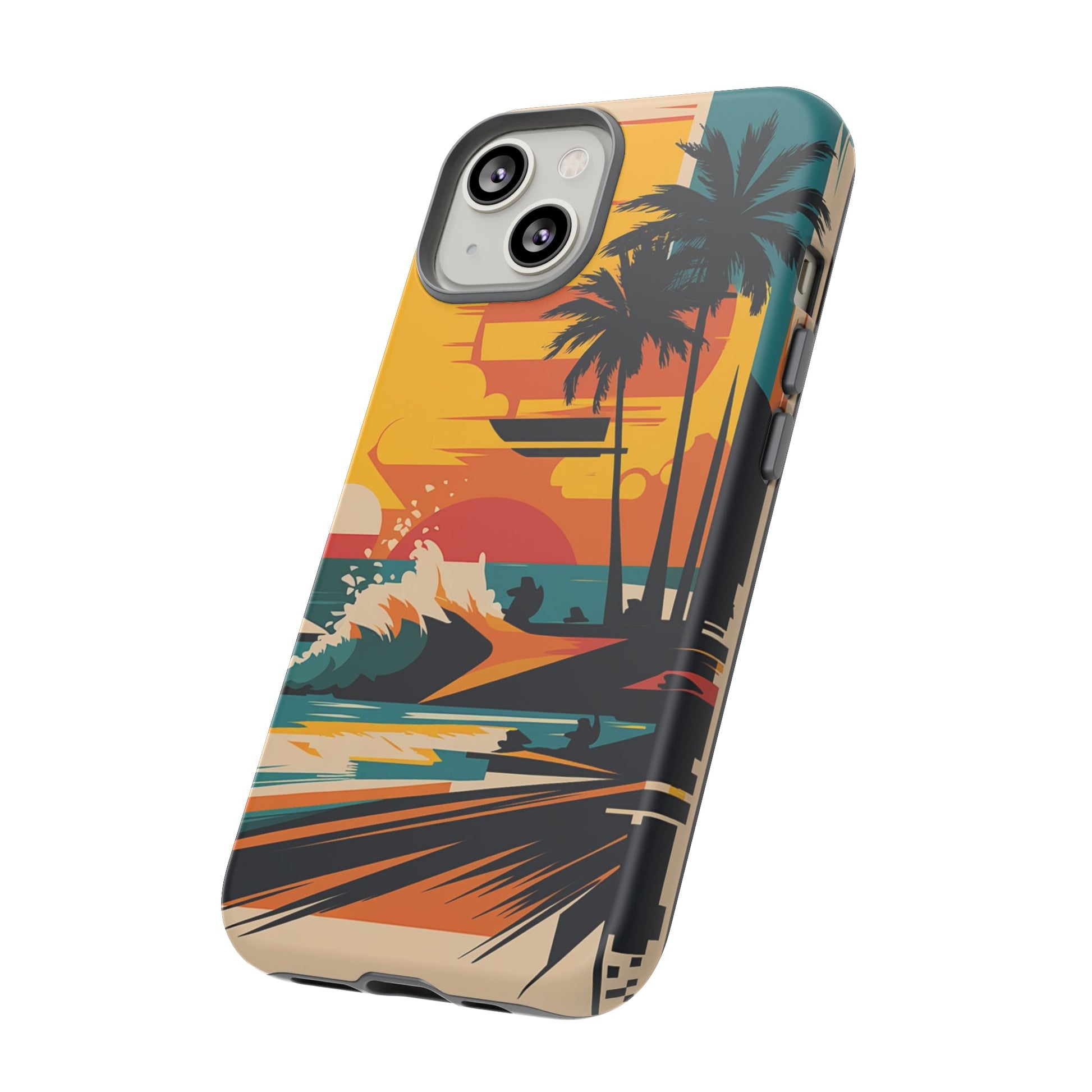 Beach Art Mural Tough Case - Colorwink