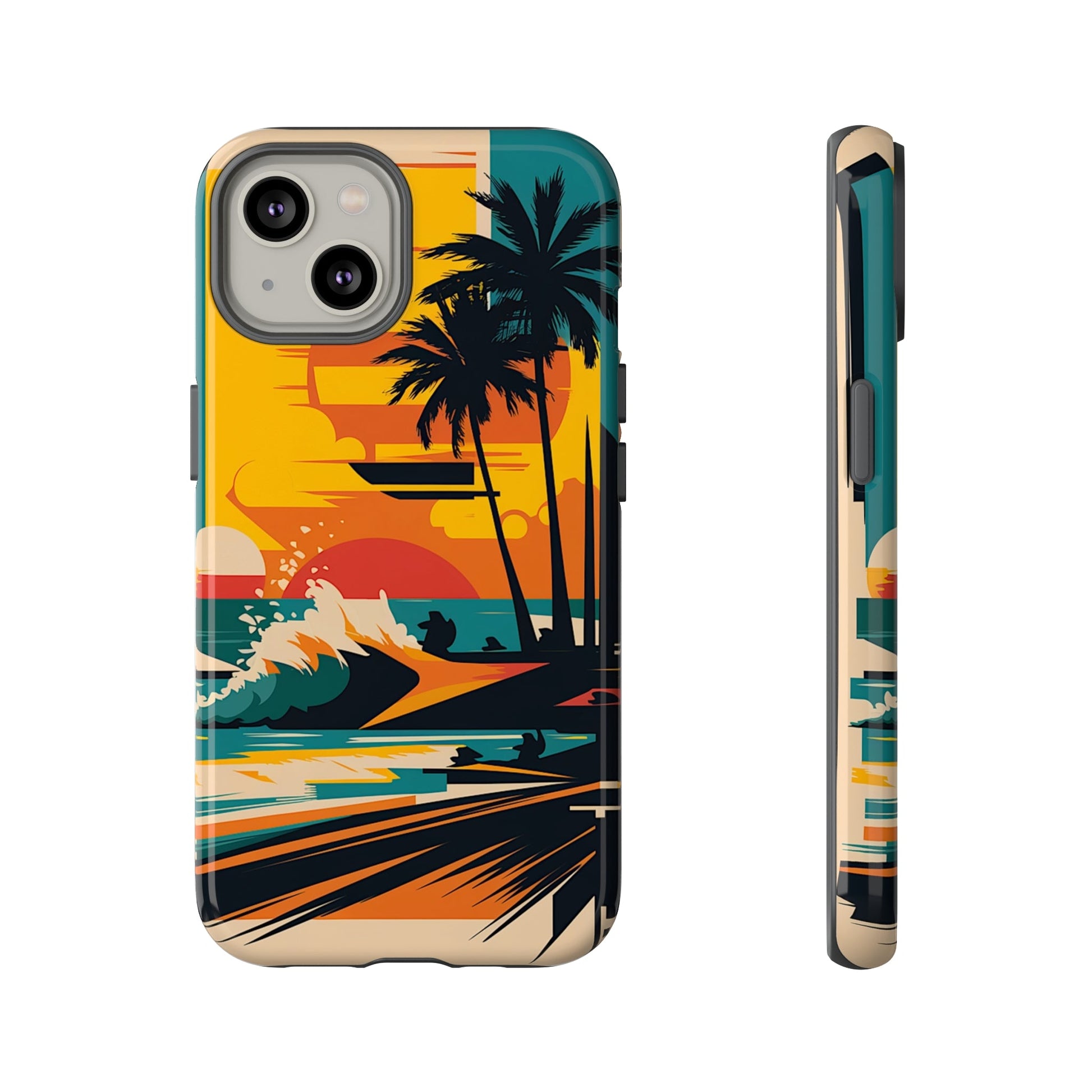 Beach Art Mural Tough Case - Colorwink