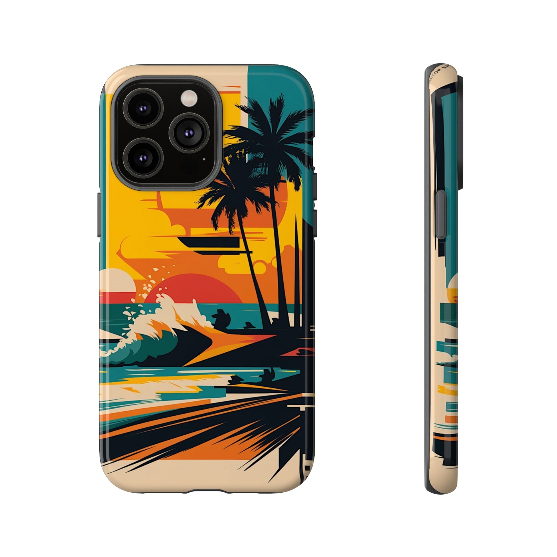 Beach Art Mural Tough Case - Colorwink