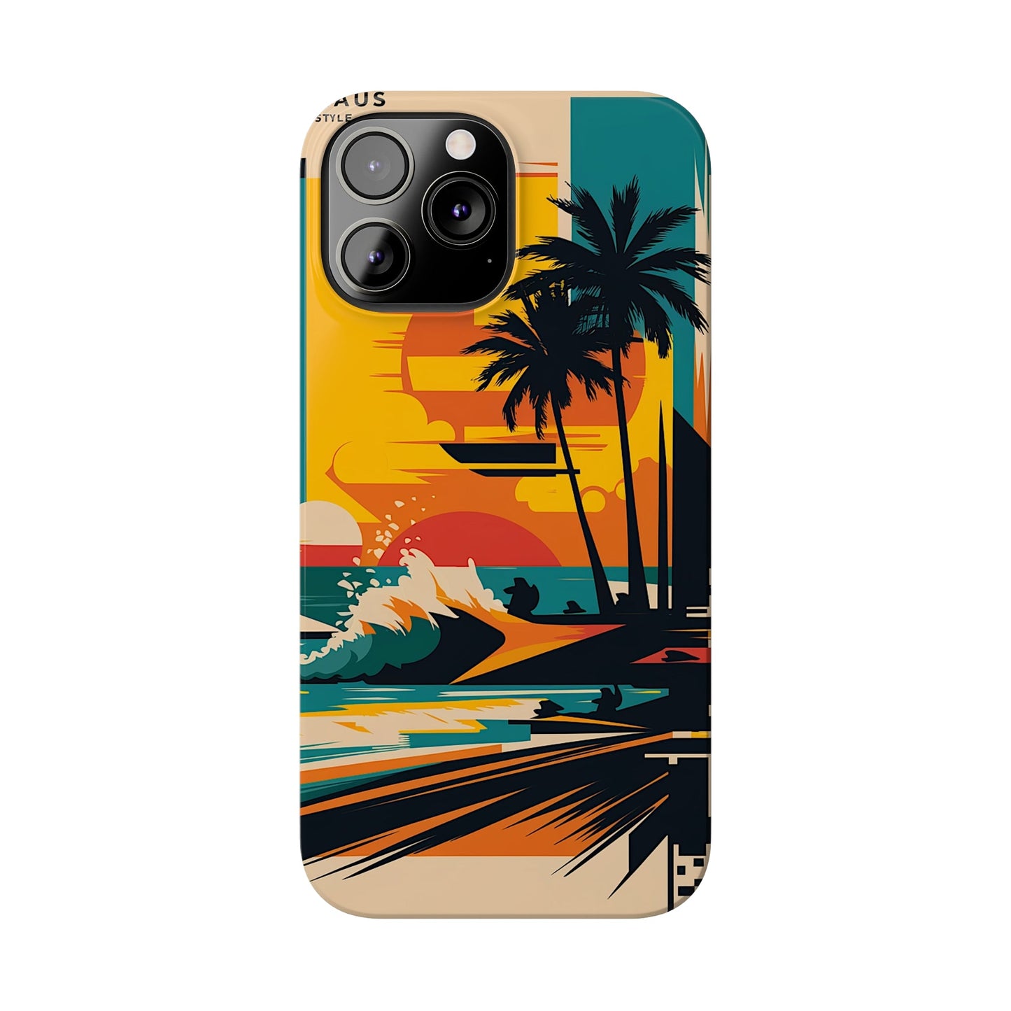 Beach Mural Slim Phone Case - Colorwink