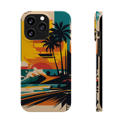 Beach Mural Slim Phone Case - Colorwink