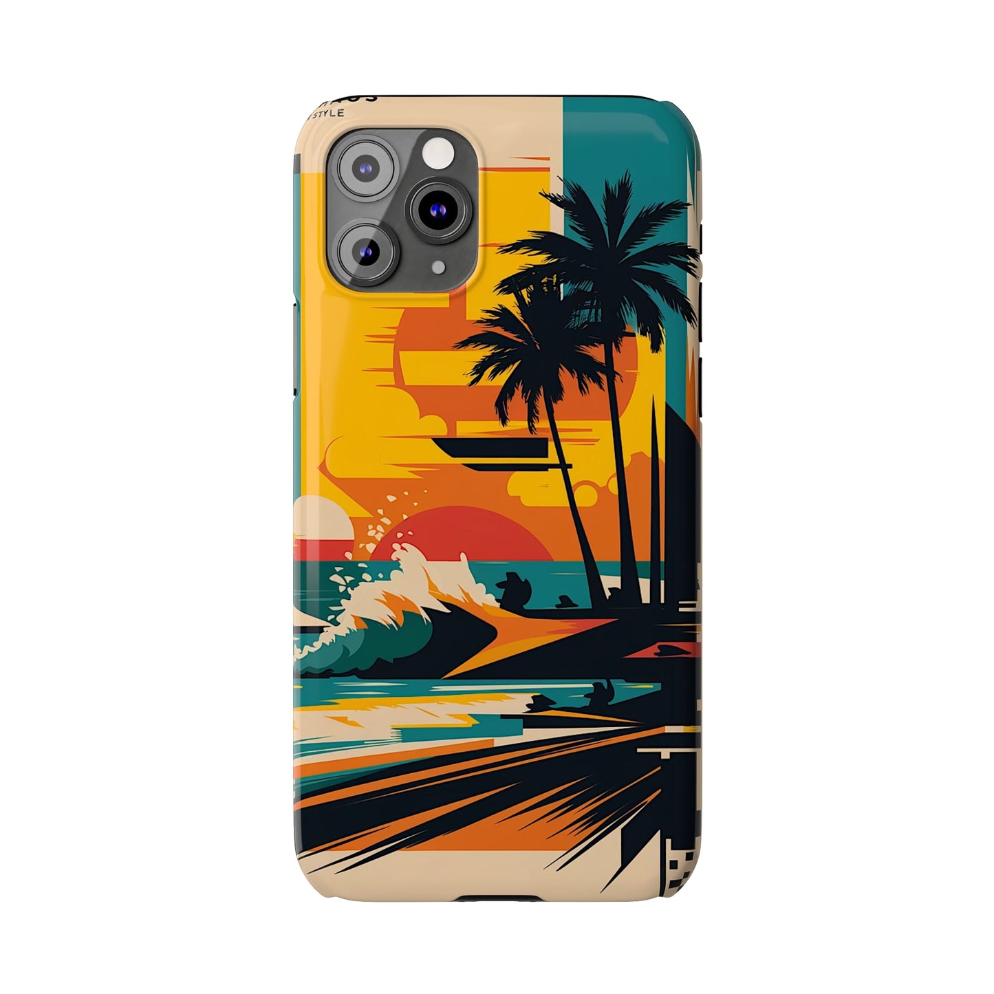 Beach Mural Slim Phone Case - Colorwink