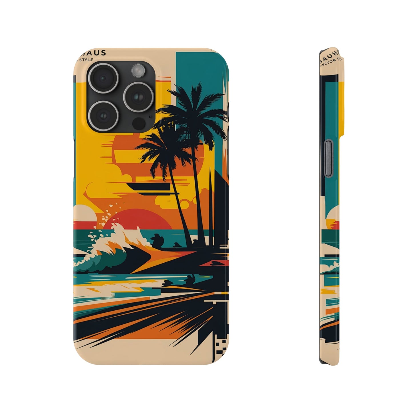 Beach Mural Slim Phone Case - Colorwink