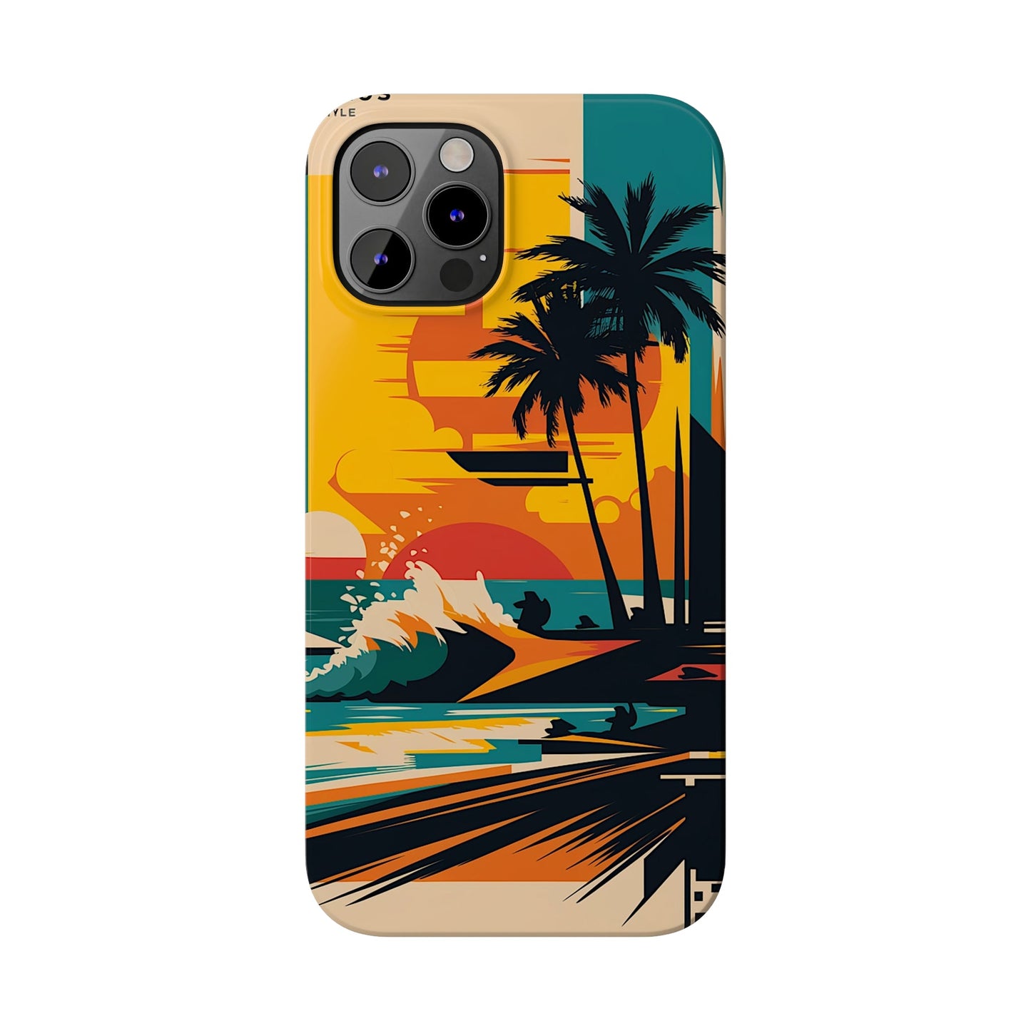 Beach Mural Slim Phone Case - Colorwink