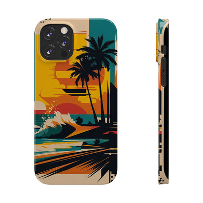 Beach Mural Slim Phone Case - Colorwink