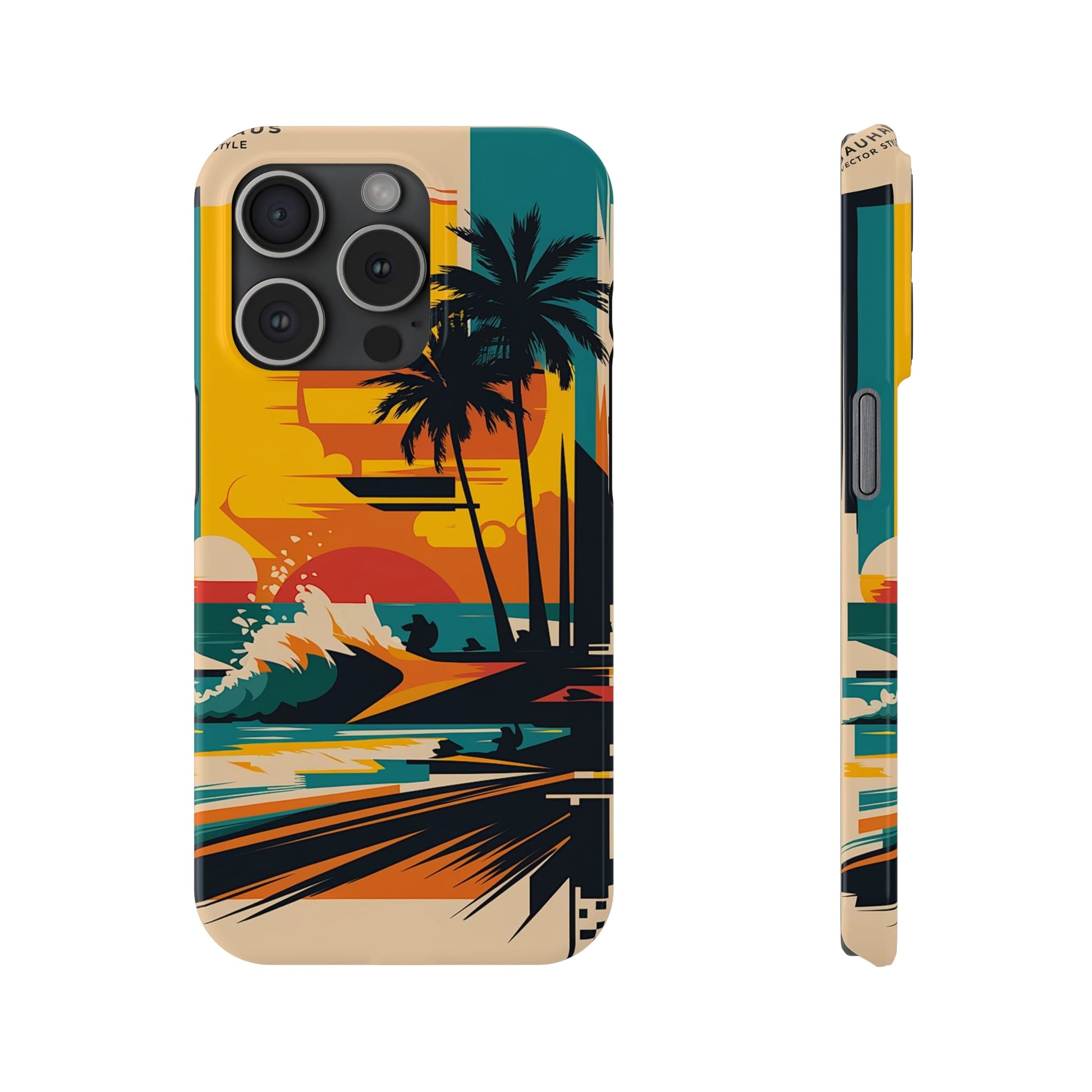 Beach Mural Slim Phone Case - Colorwink