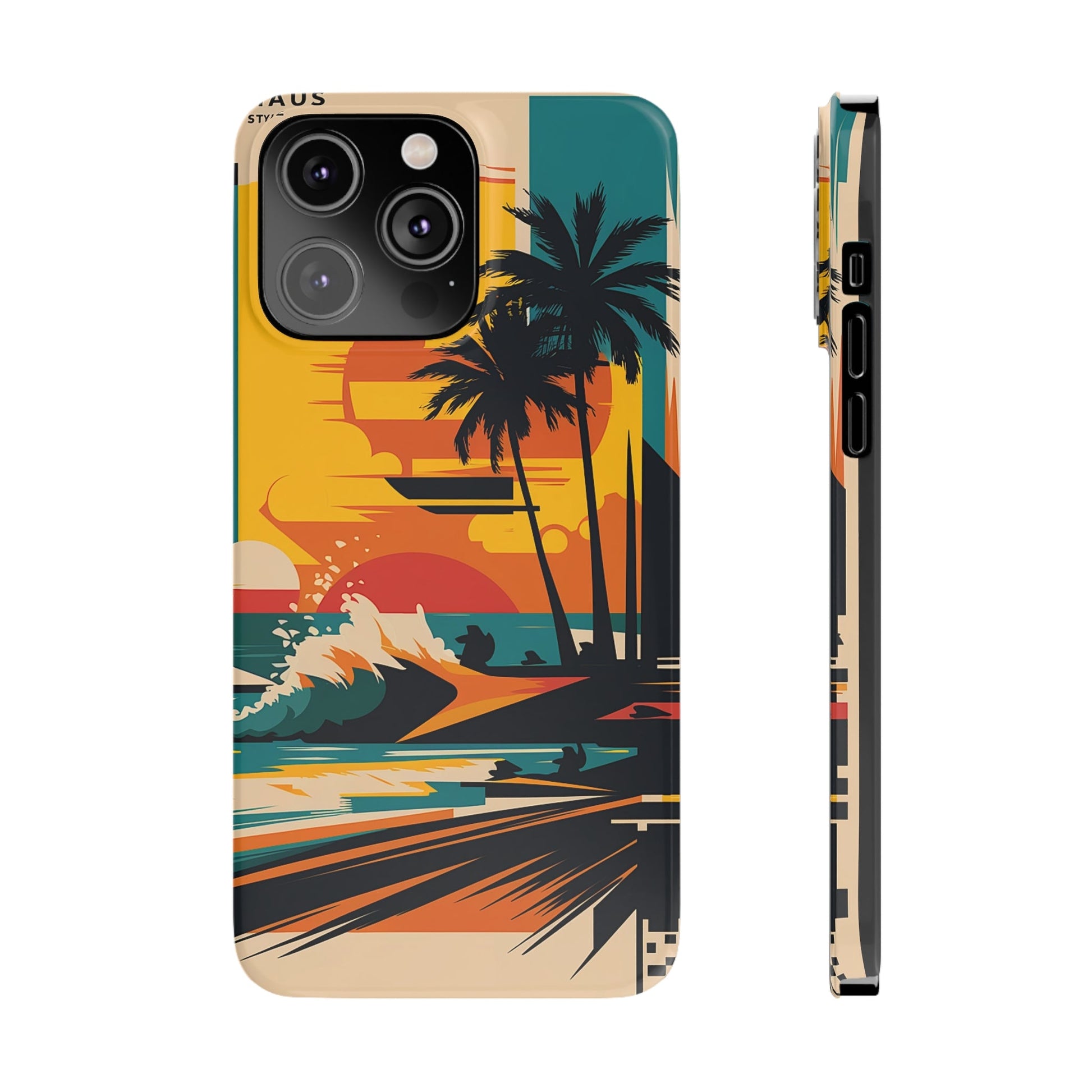 Beach Mural Slim Phone Case - Colorwink