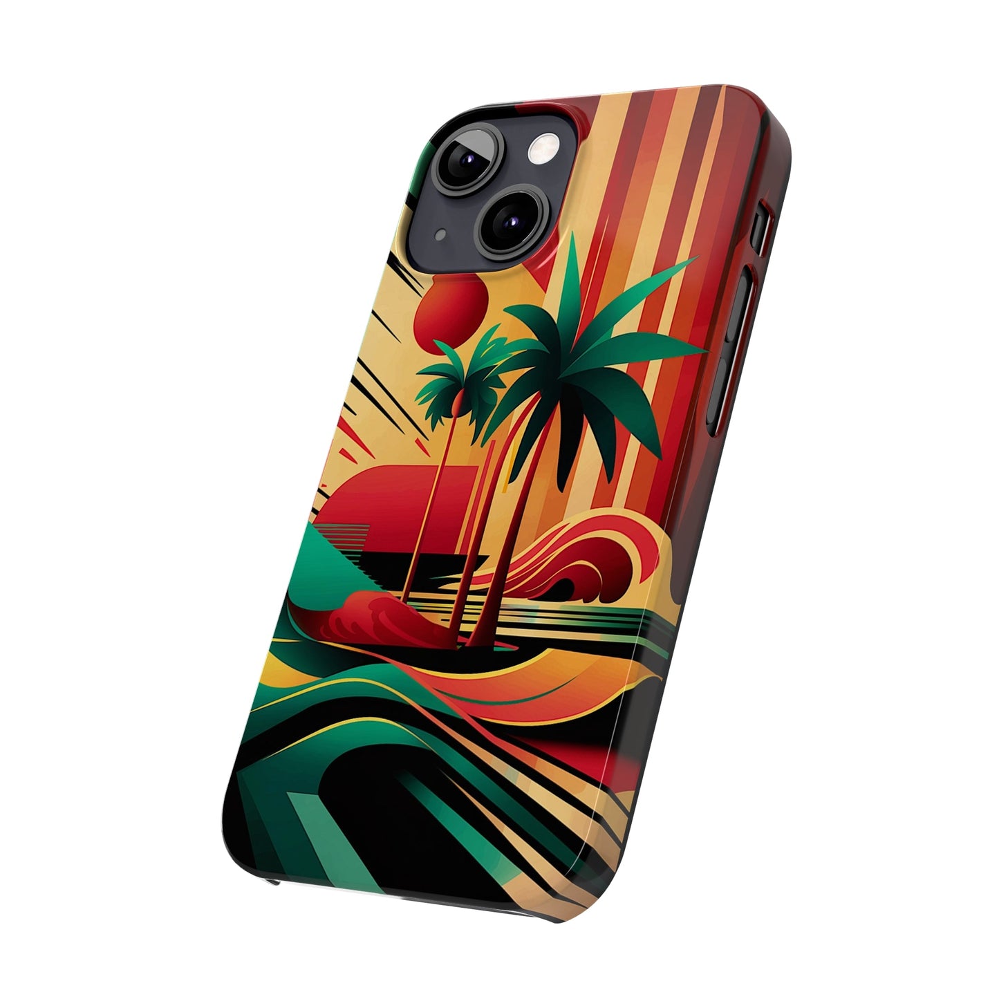 Beach Painting Slim Phone Case - Colorwink