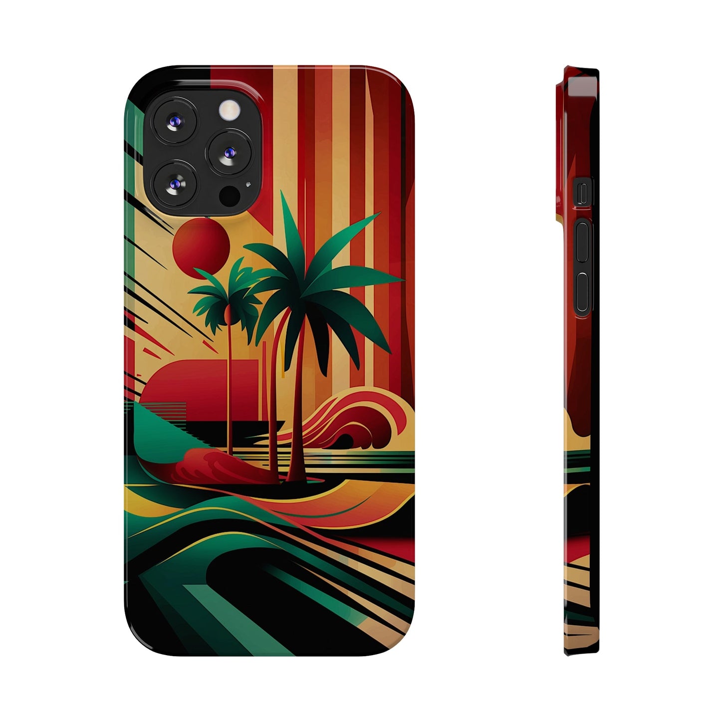 Beach Painting Slim Phone Case - Colorwink