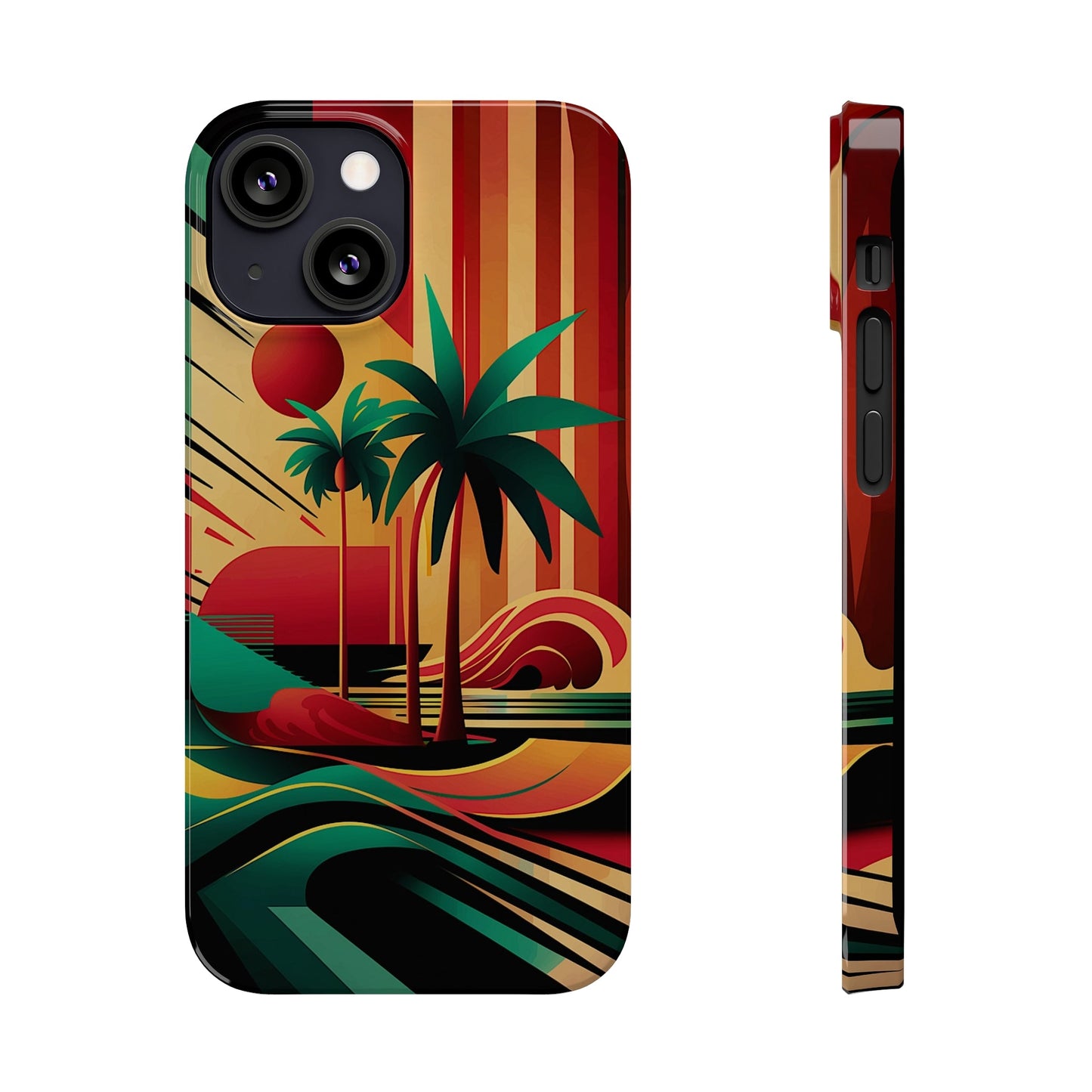 Beach Painting Slim Phone Case - Colorwink