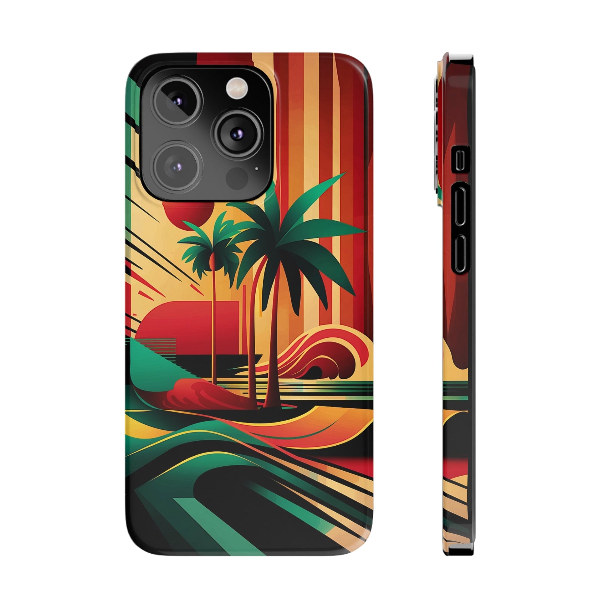 Beach Painting Slim Phone Case - Colorwink