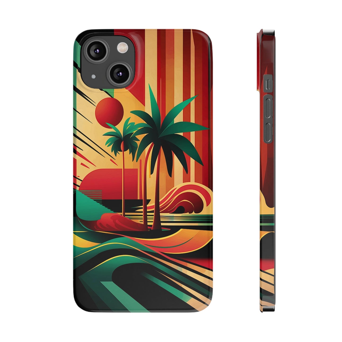 Beach Painting Slim Phone Case - Colorwink