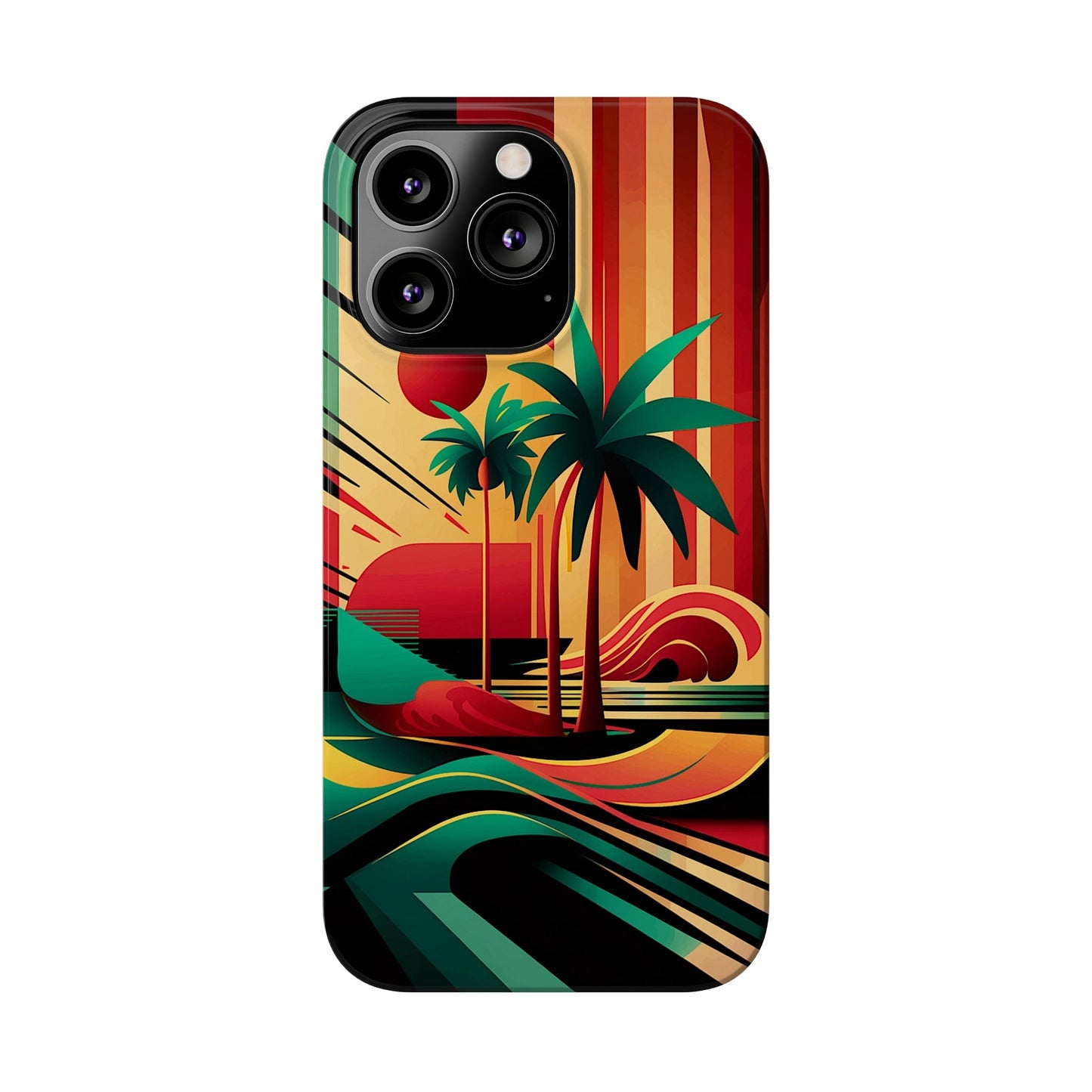 Beach Painting Slim Phone Case - Colorwink