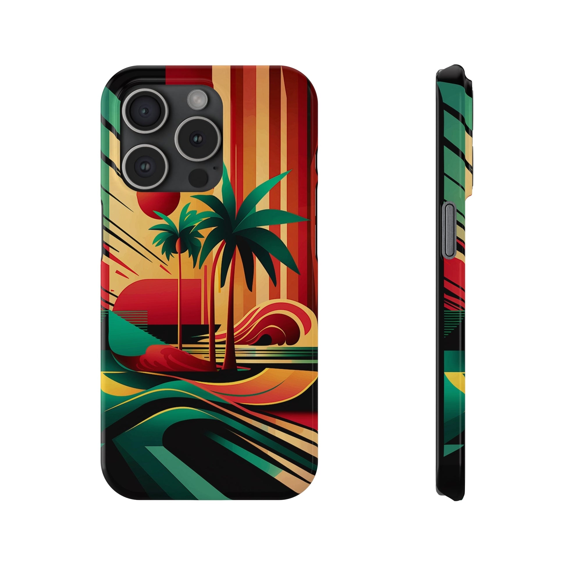 Beach Painting Slim Phone Case - Colorwink