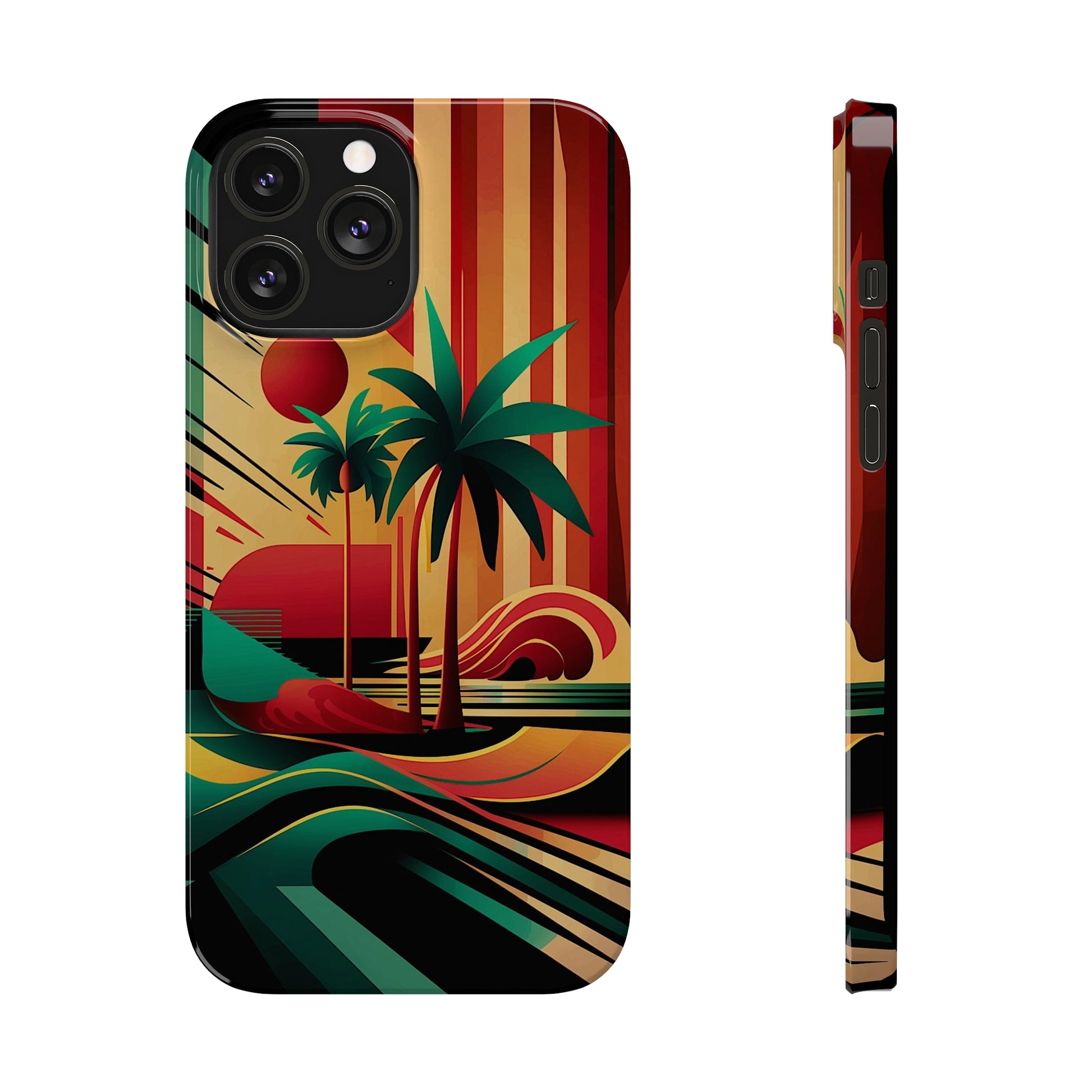 Beach Painting Slim Phone Case - Colorwink