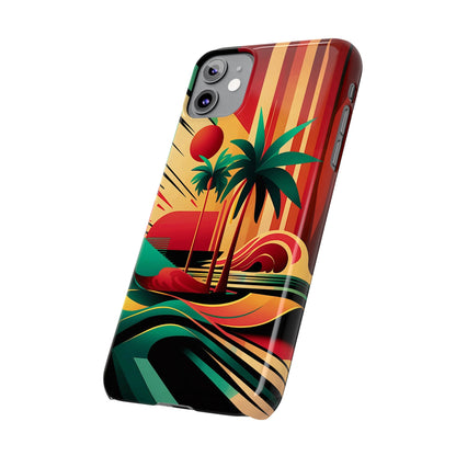 Beach Painting Slim Phone Case - Colorwink