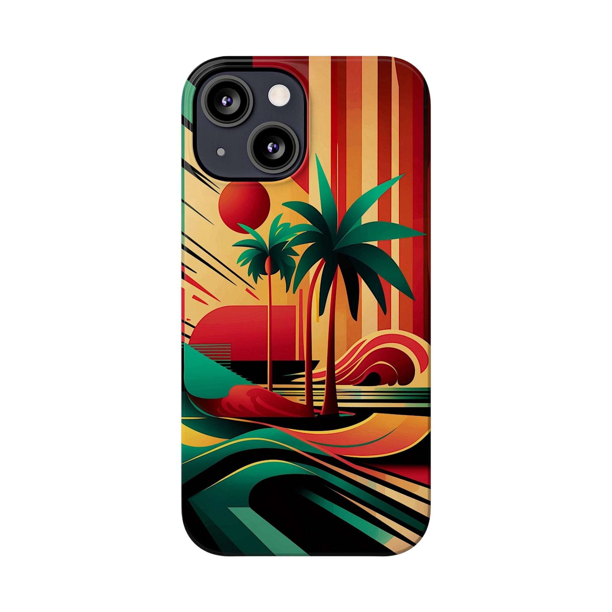 Beach Painting Slim Phone Case - Colorwink