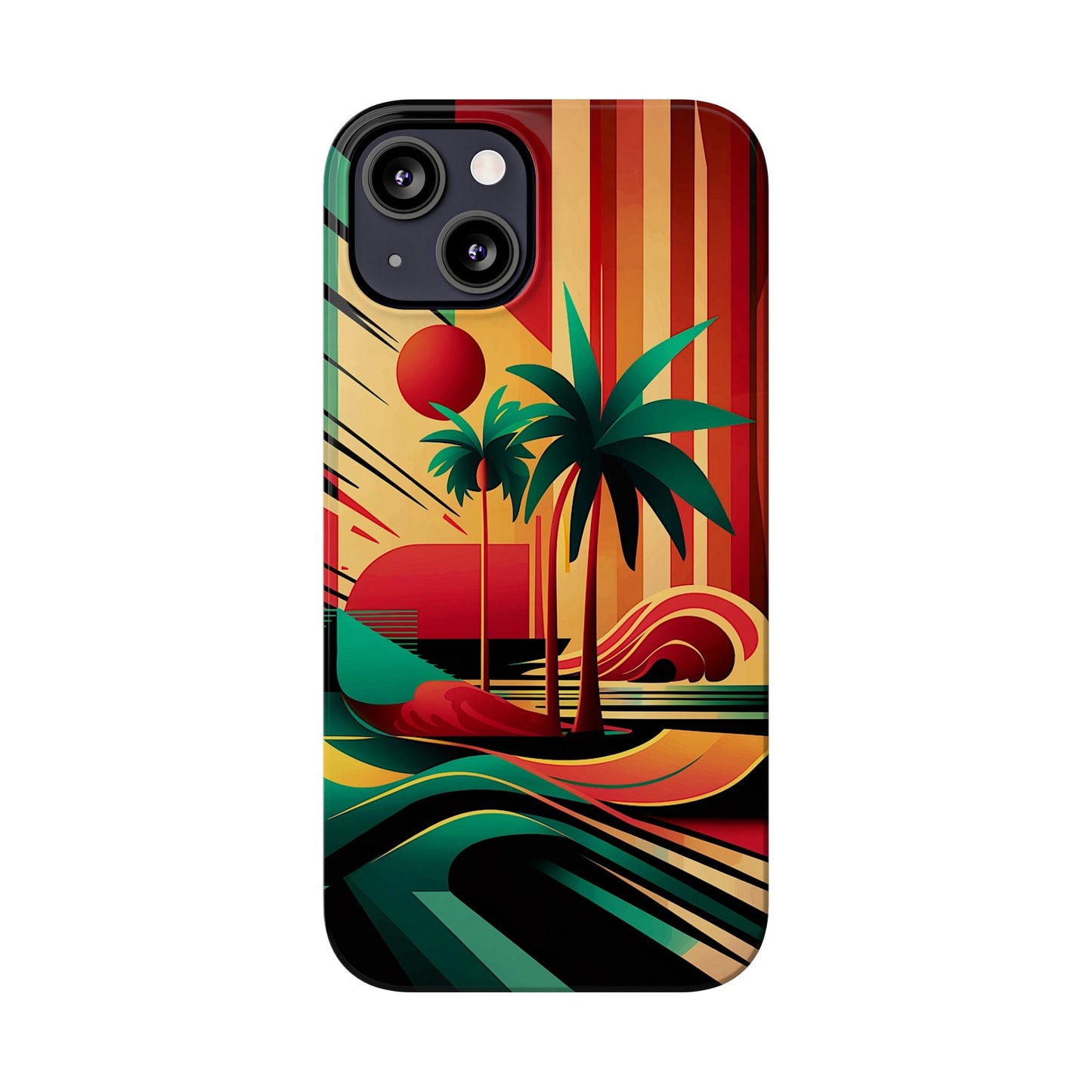 Beach Painting Slim Phone Case - Colorwink