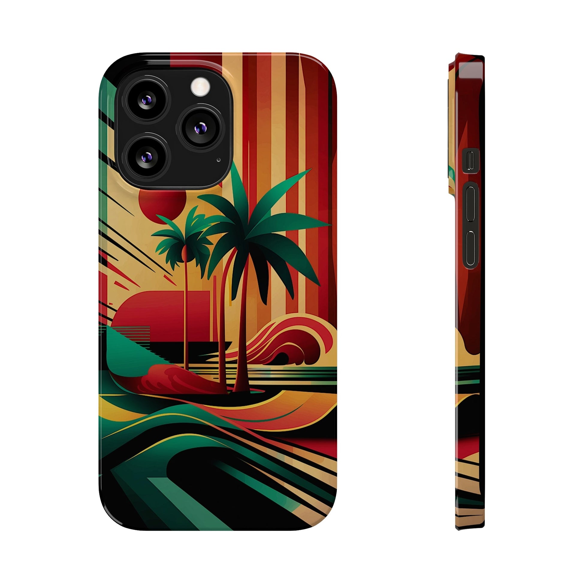 Beach Painting Slim Phone Case - Colorwink